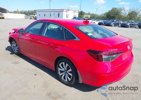 2025 Honda Civic Lx from USA, damaged, VIN 2HGFE2F25SH560886